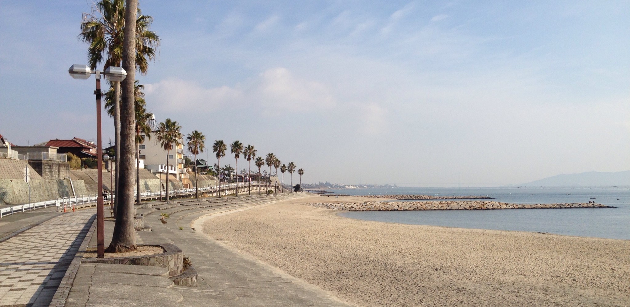 江井島海岸の風景
